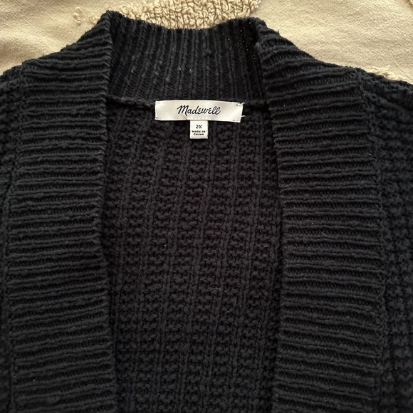 Black Cardigan Sweater for Cozy Layering - Picture 3 of 5